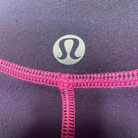 🍋 Lululemon 4 half zip jacket Reversible Run U-Turn pink purple half zip up - Picture 10 of 11